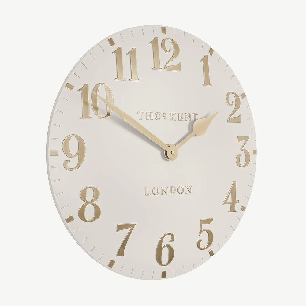 20 Arabic Wall Clock Oatmeal - Image 2