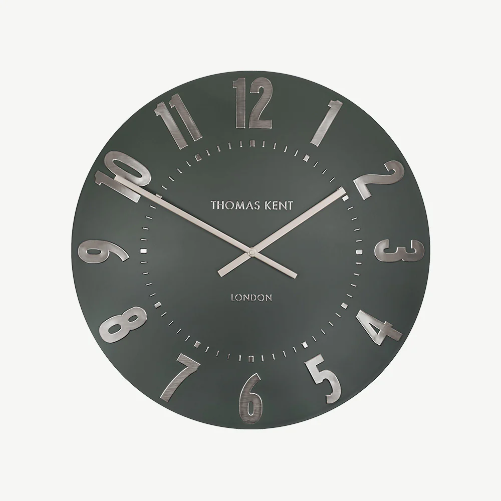 20 Mulberry Wall Clock Olive Green - Image 2