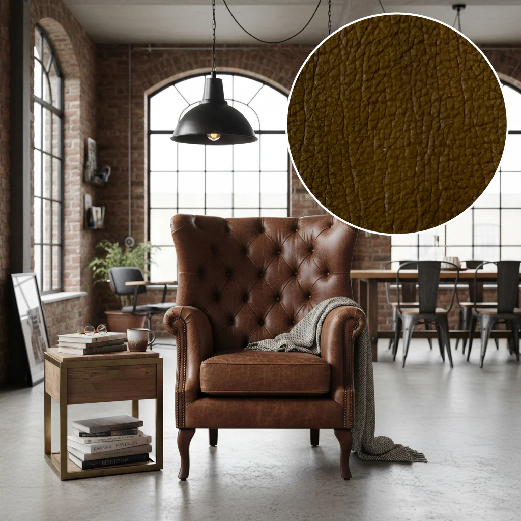 Albert Leather Armchair - Image 12