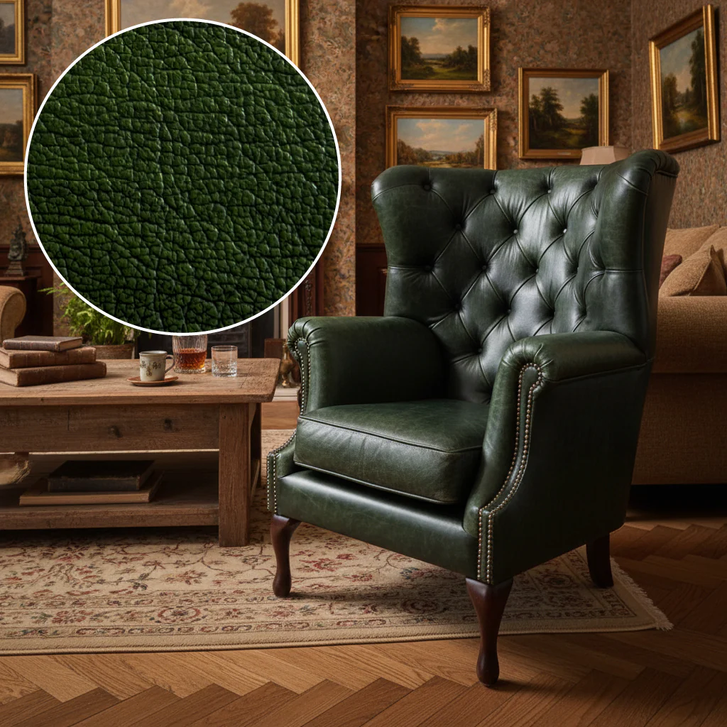 Albert Leather Armchair - Image 6