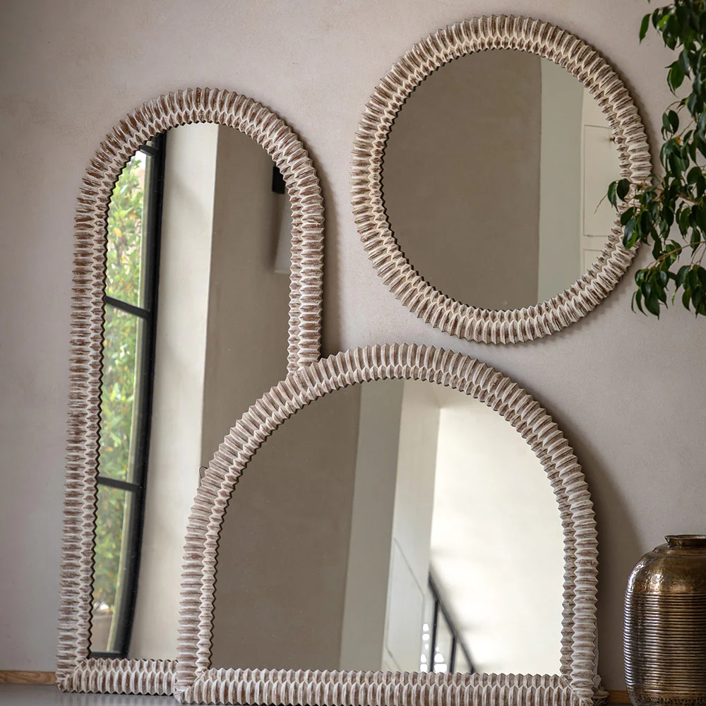 Alta Arch Overmantle Mirror - Image 6