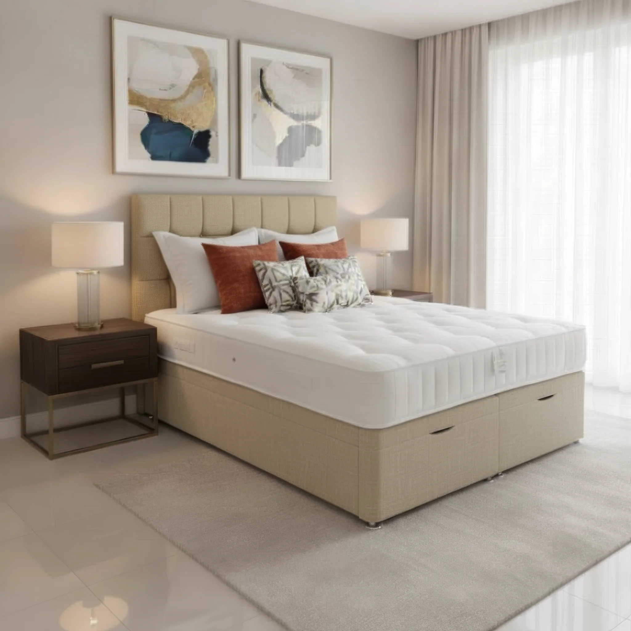 Arighi Bianchi Ottoman Broadway Bed - Image 17