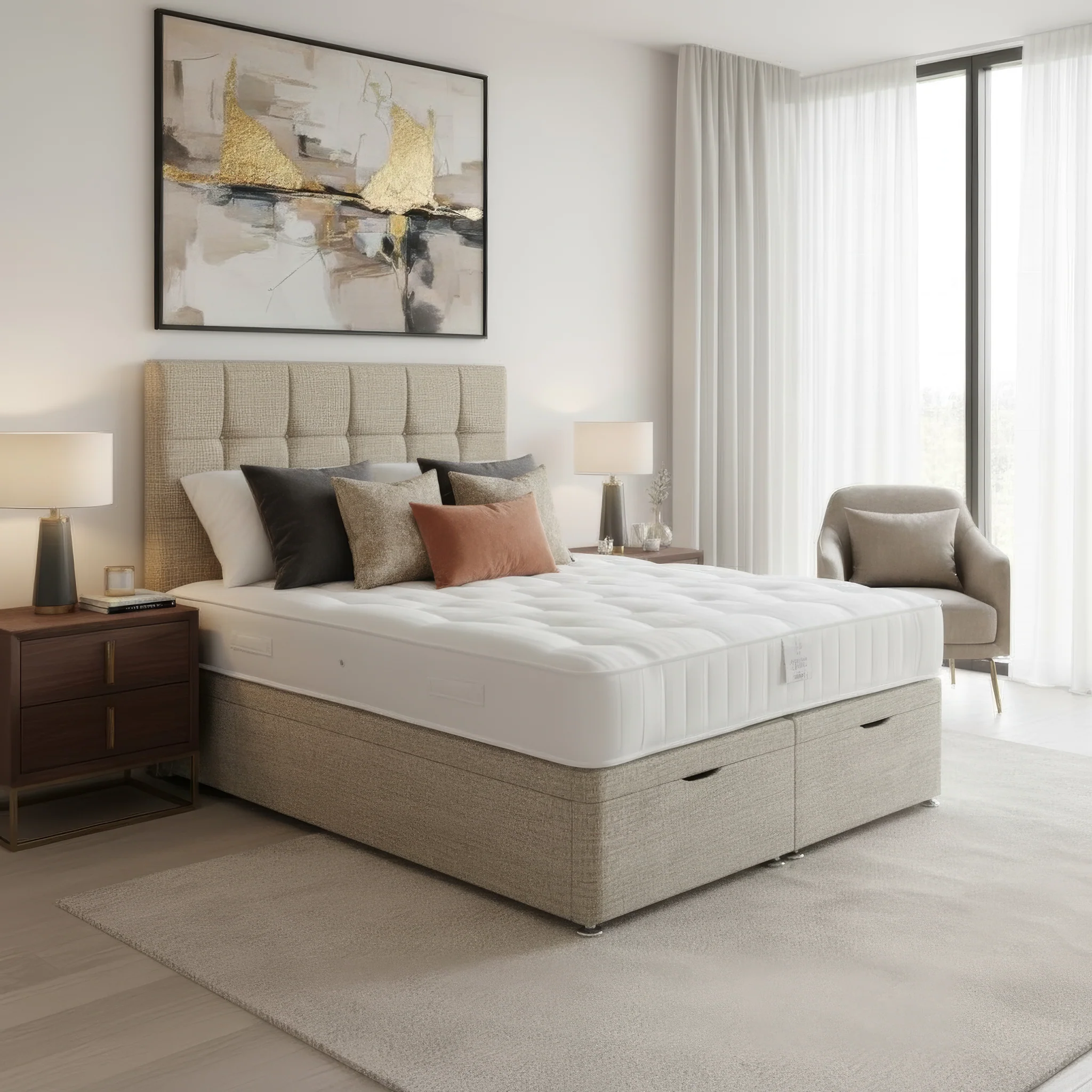 Arighi Bianchi Ottoman Broadway Bed - Image 5