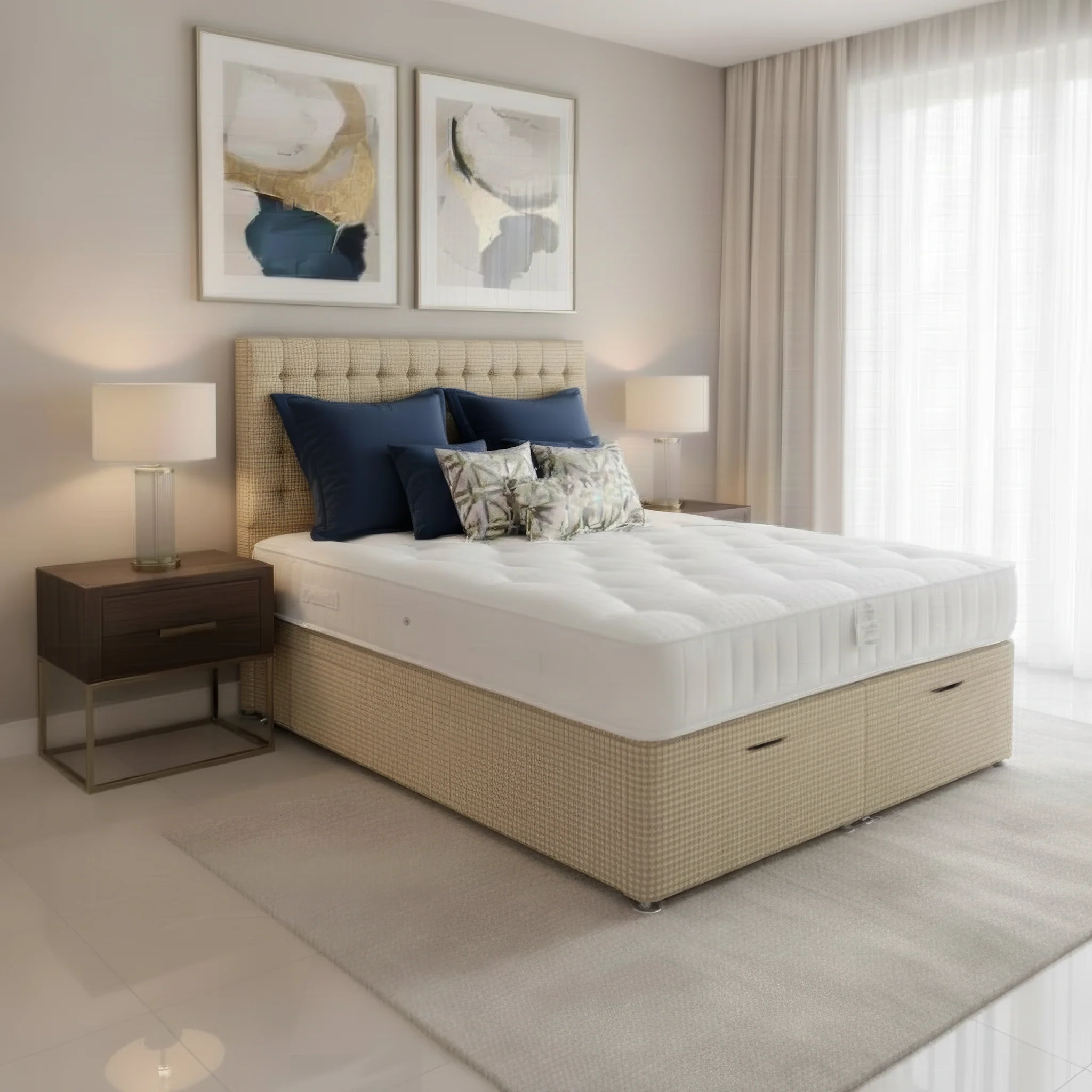 Arighi Bianchi Ottoman Stamford Bed - Image 9