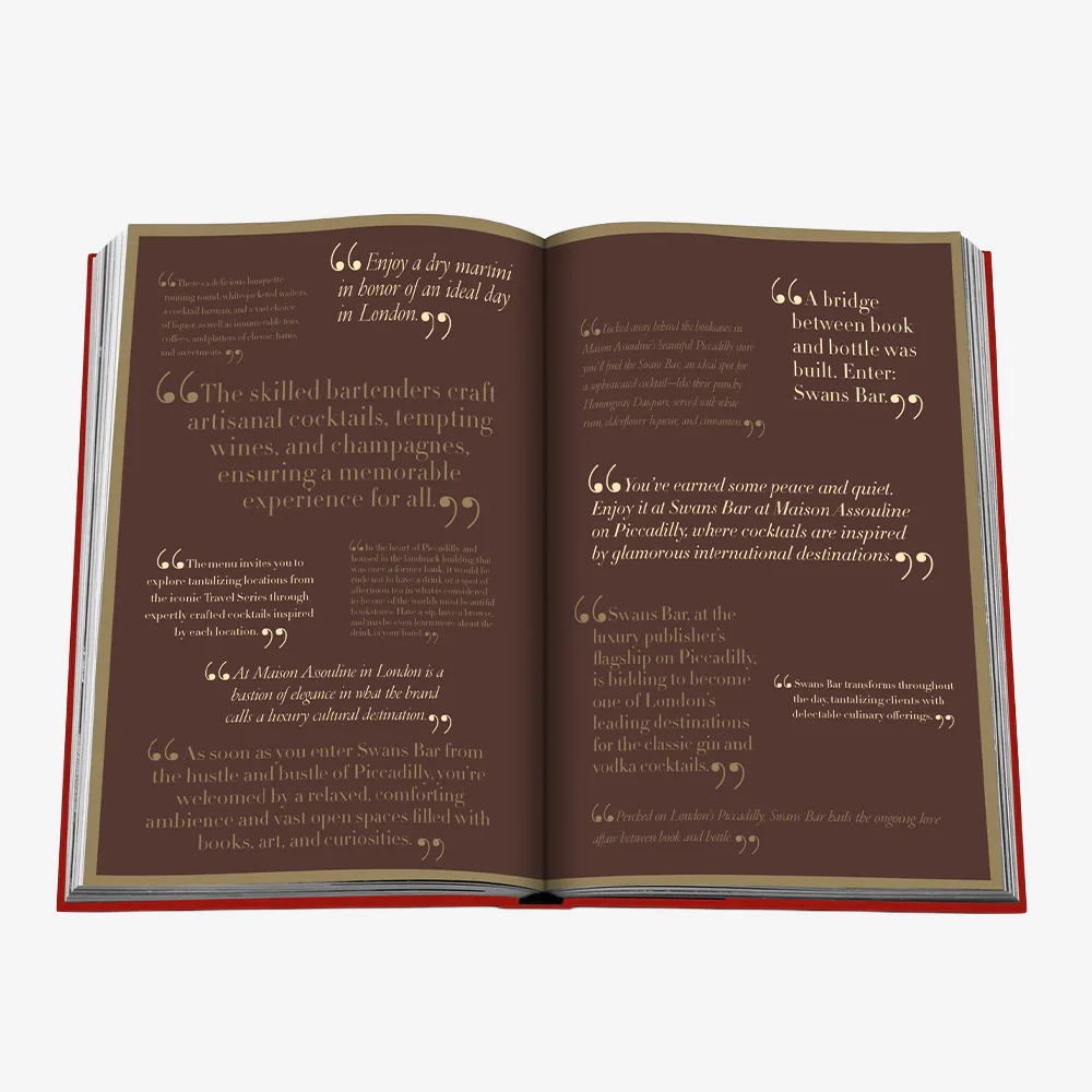 Assouline Swans Bar Book - Image 11