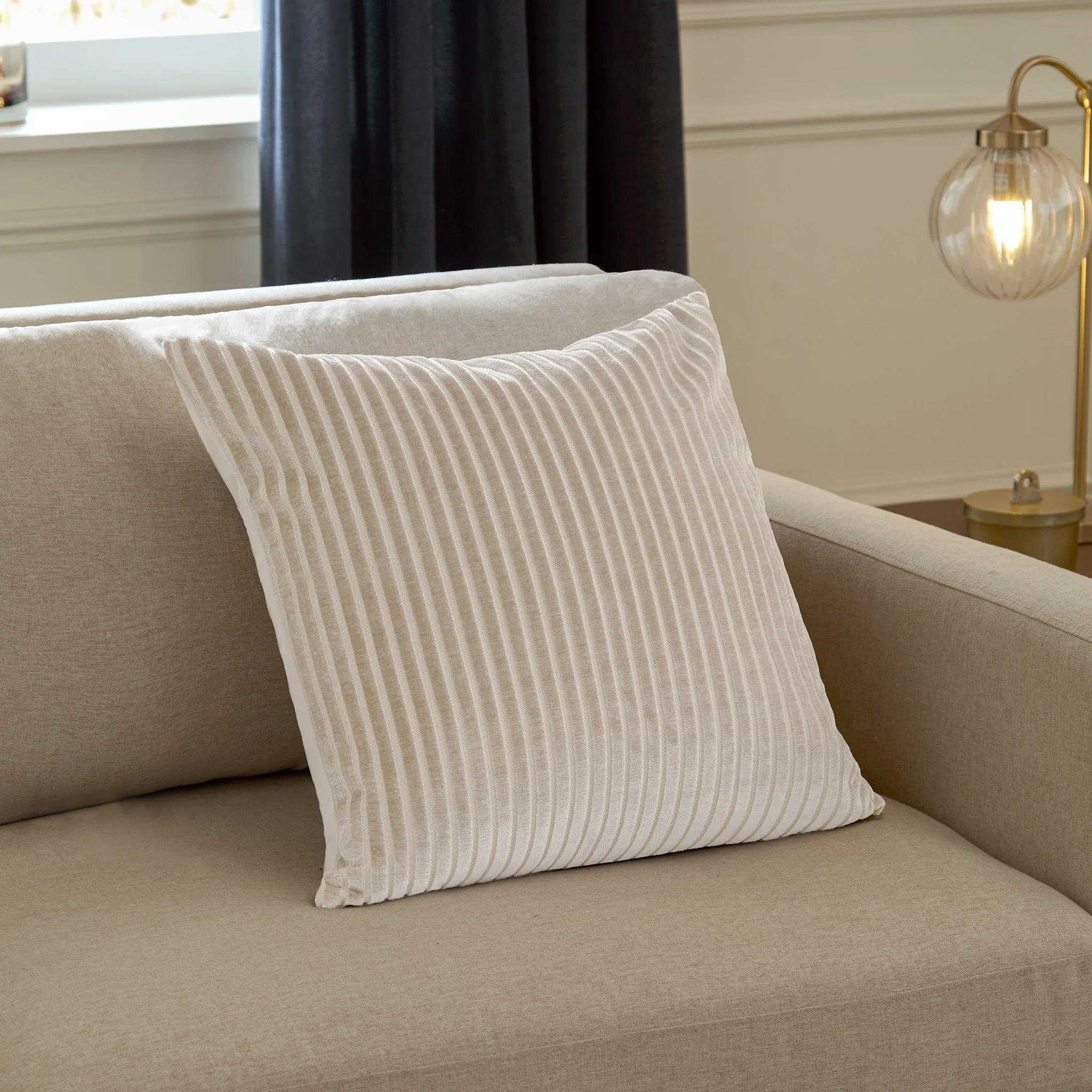 Astra Striped Cushion