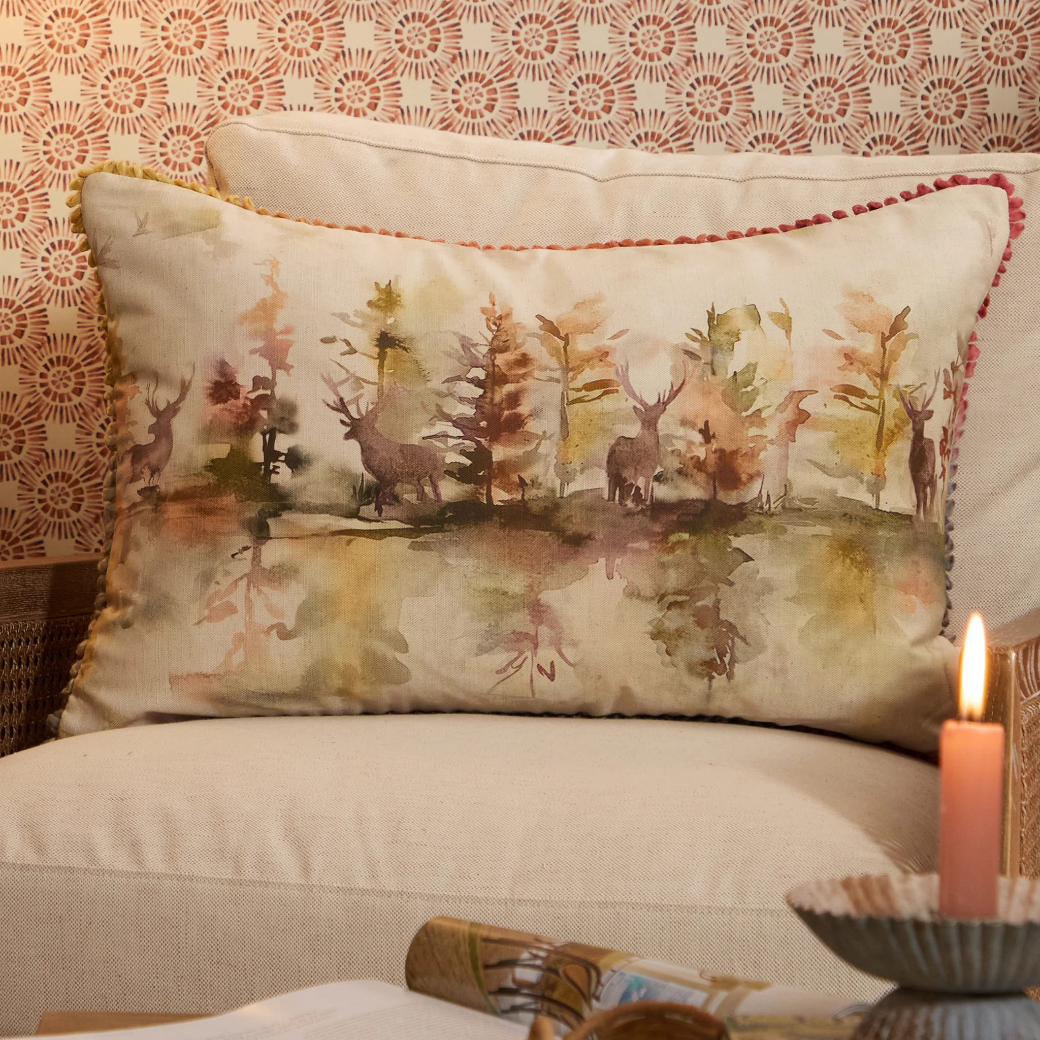 Atlas Plum Cushion