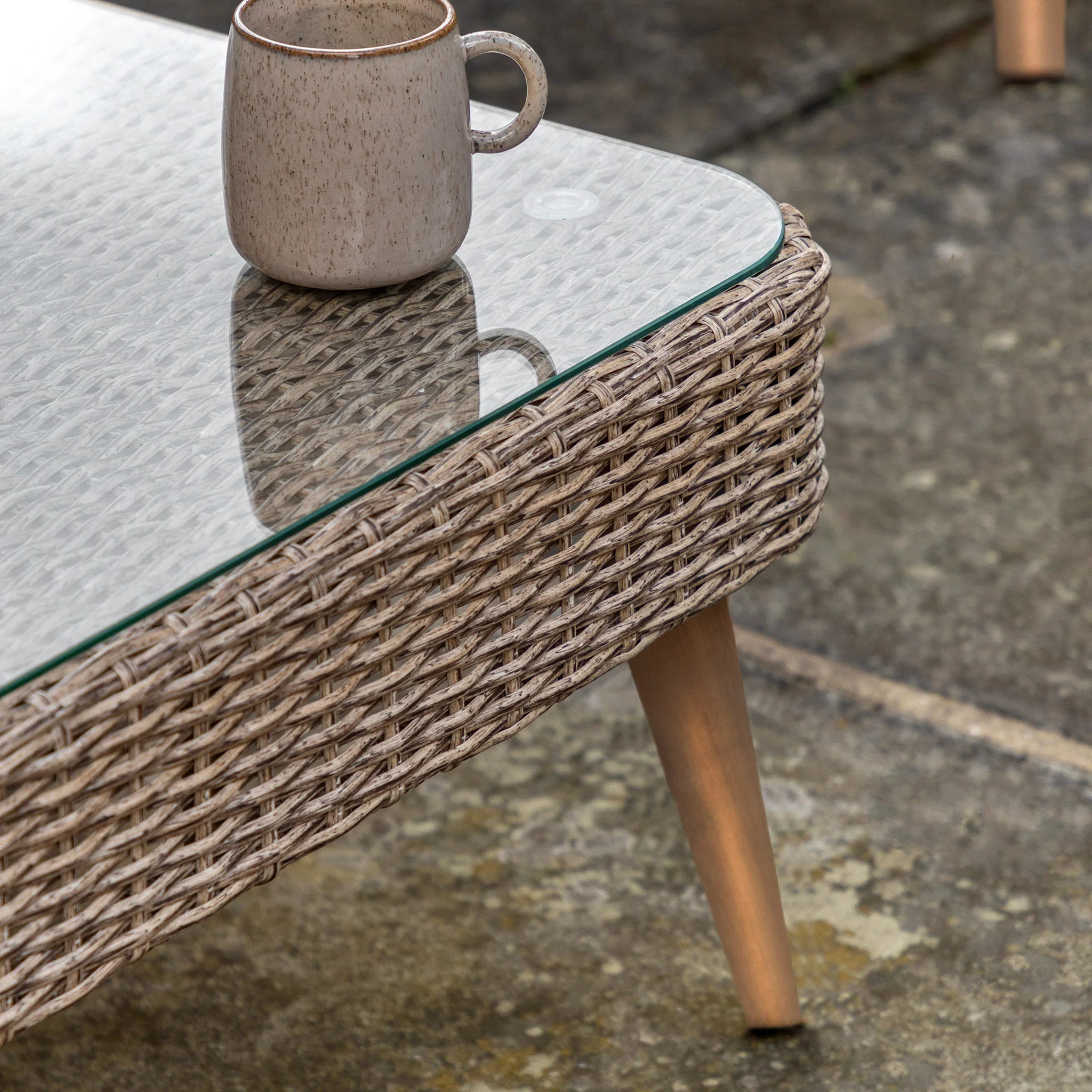 Santorini Corner Outdoor Lounge Set - Image 3