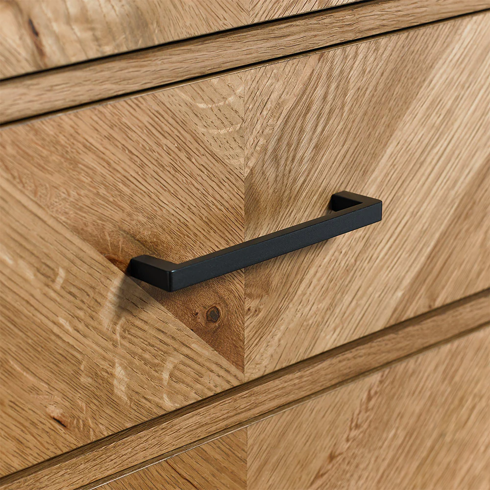 Birchwood Rustic Oak 3 Drawer Chest - Image 2