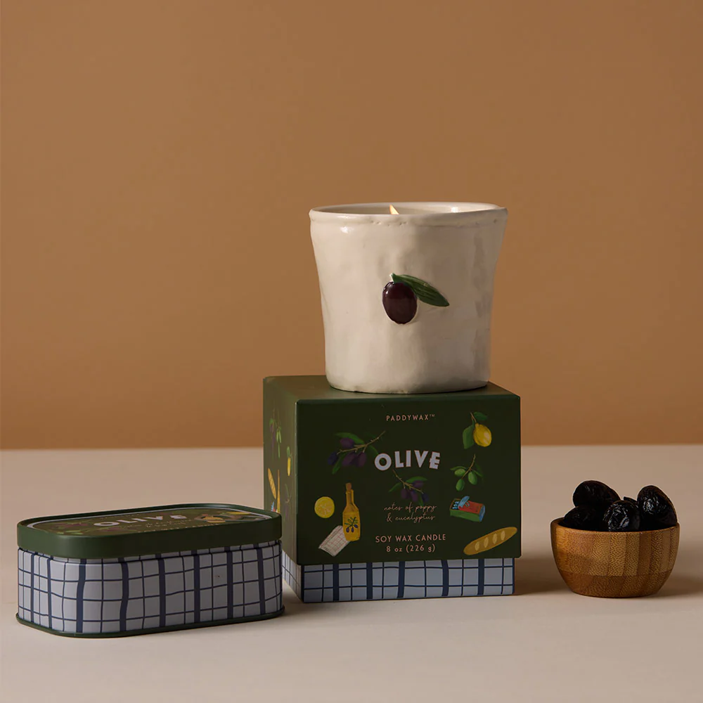 Bistro Fig & Olive Tin Scented Candle - Image 4