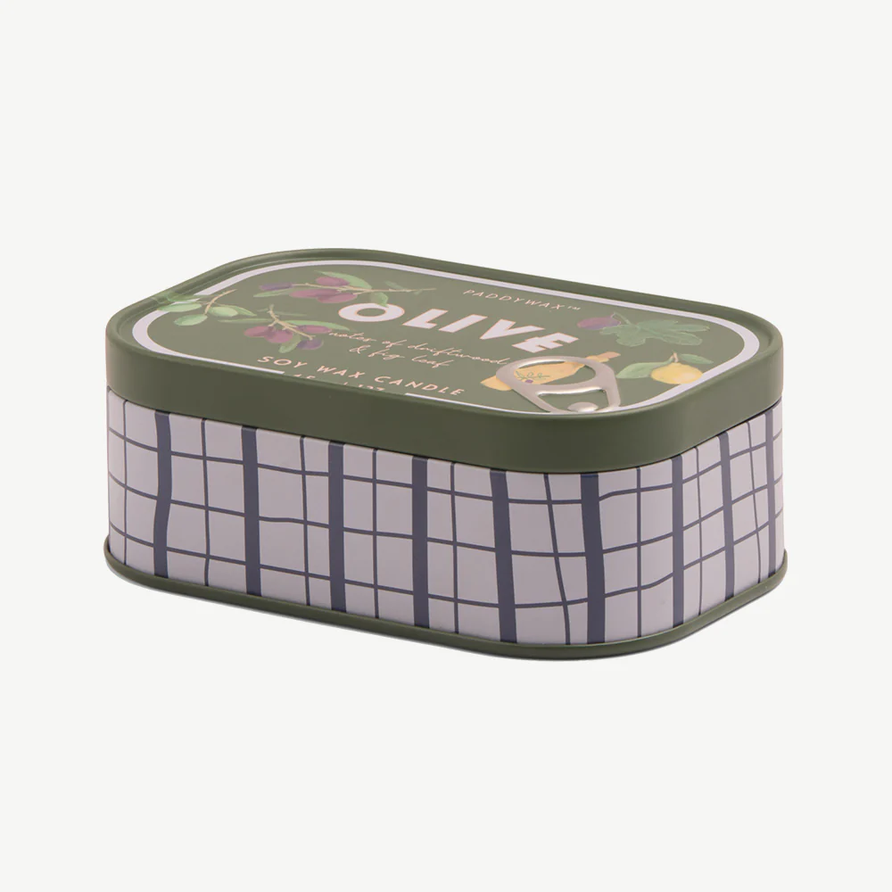 Bistro Fig & Olive Tin Scented Candle - Image 5