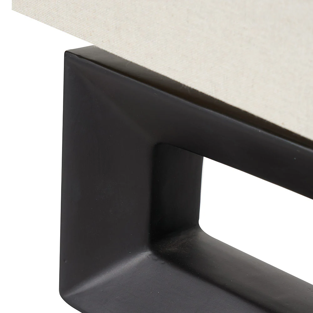 Black Block Table Lamp - Image 6