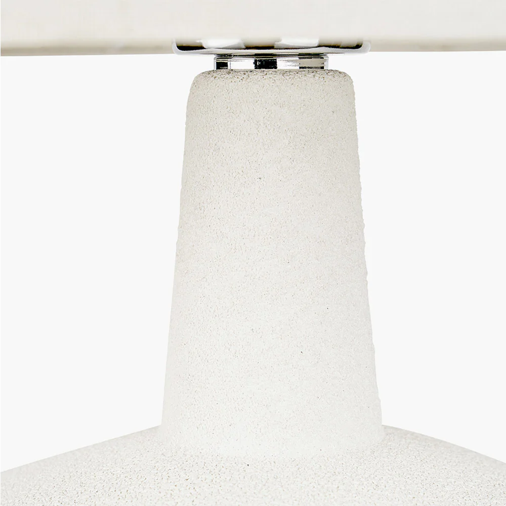 Wood Effect Textured Ceramic Table Lamp - Image 9