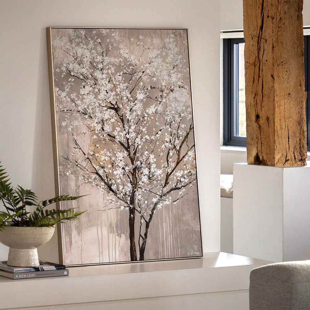 Blossom Breeze Framed Canvas