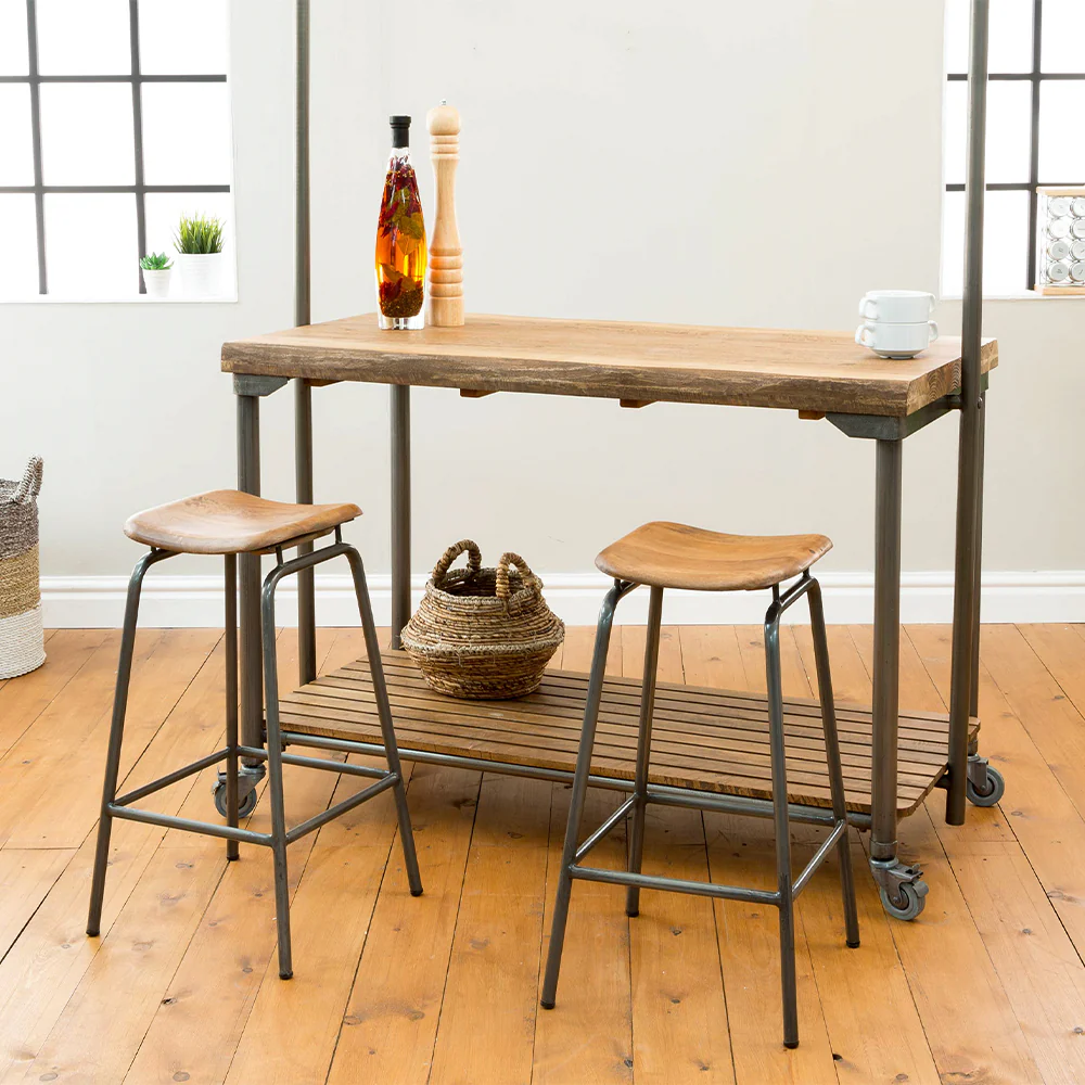 Rustic Lab Stool