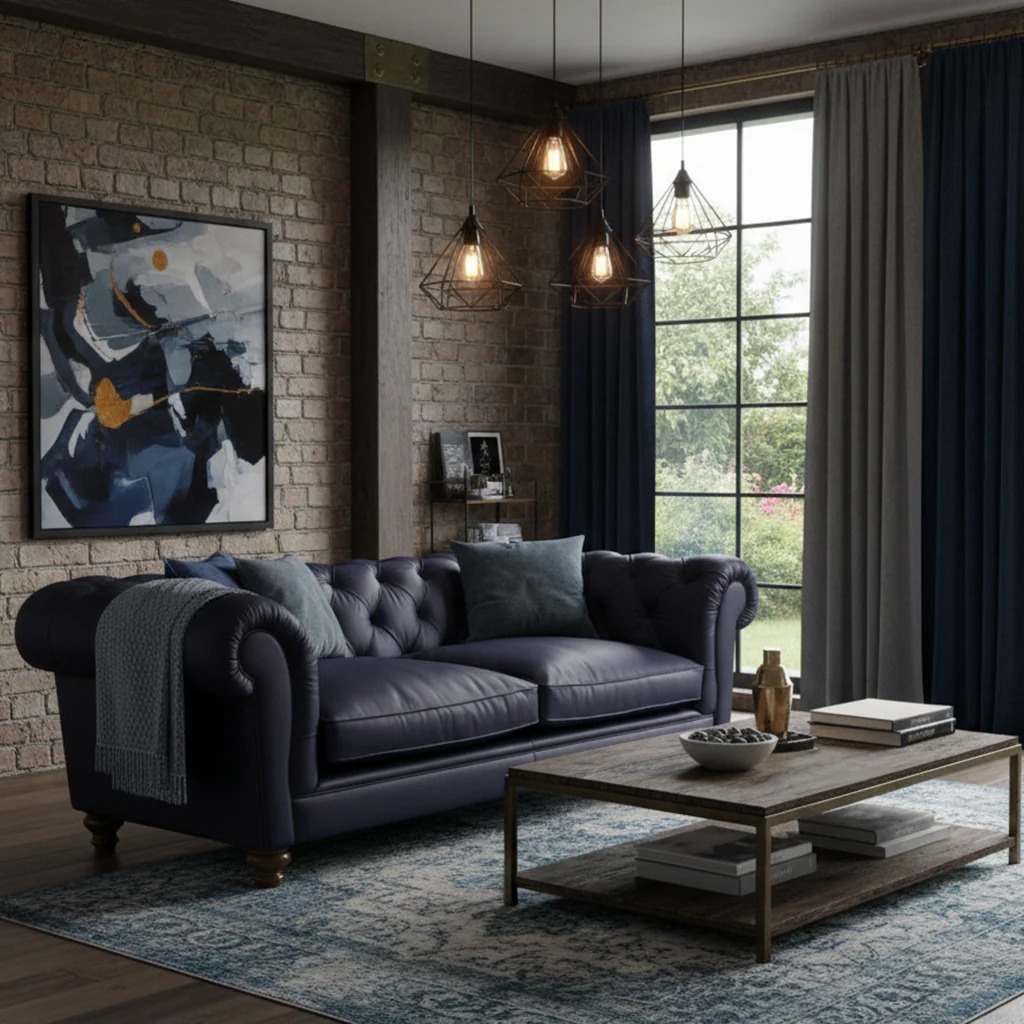 Britannia Leather Sofa - Image 13