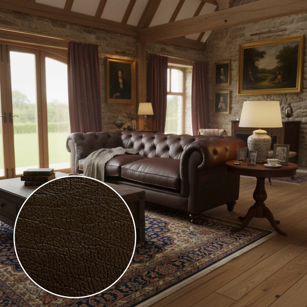 Britannia Leather Sofa - Image 3
