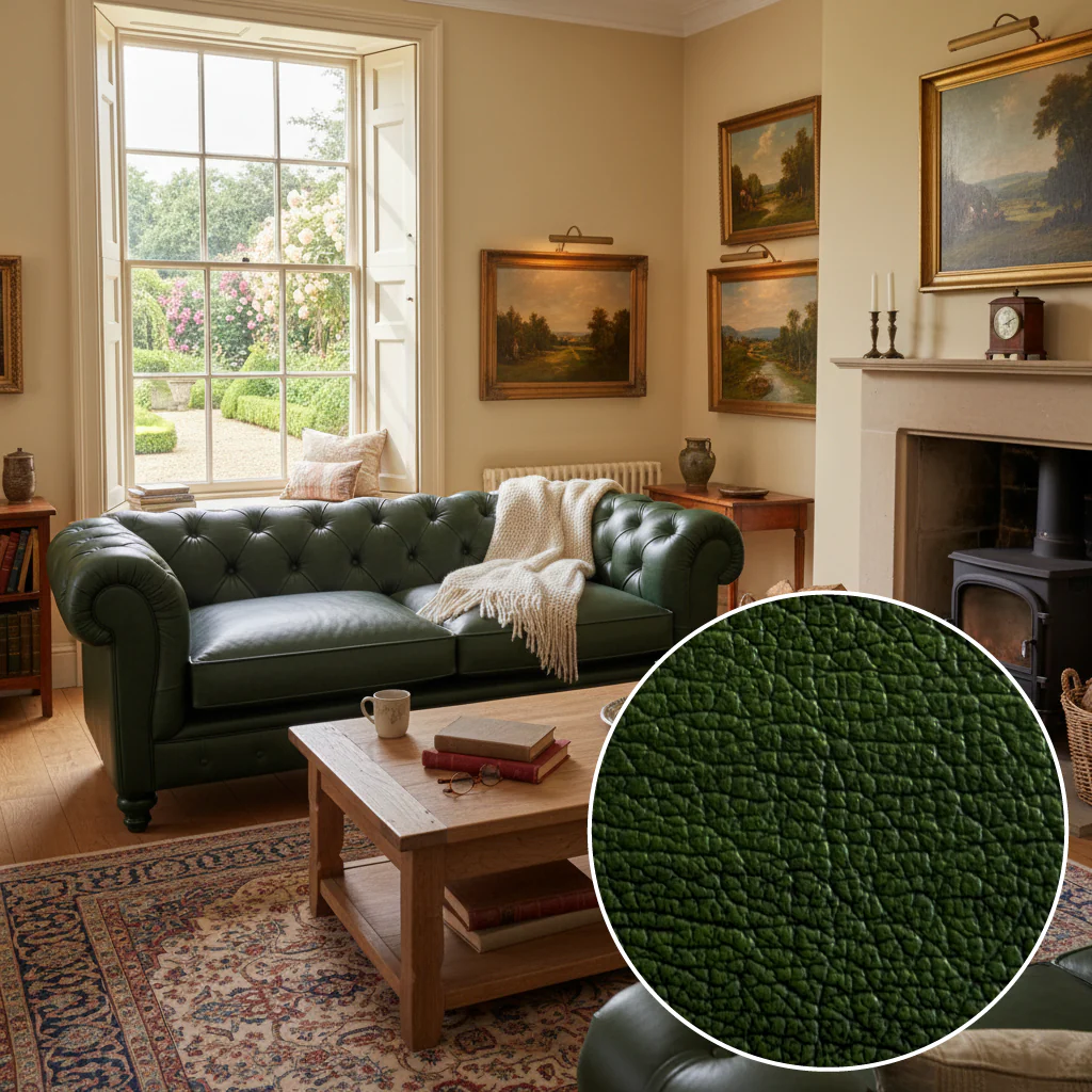Britannia Leather Sofa - Image 9