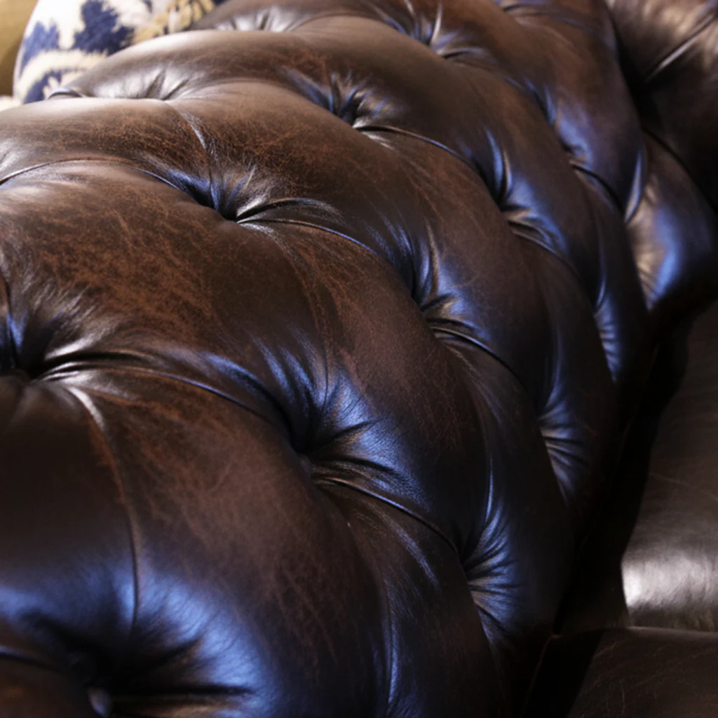 Britannia Rub-off Leather Sofa - Image 15