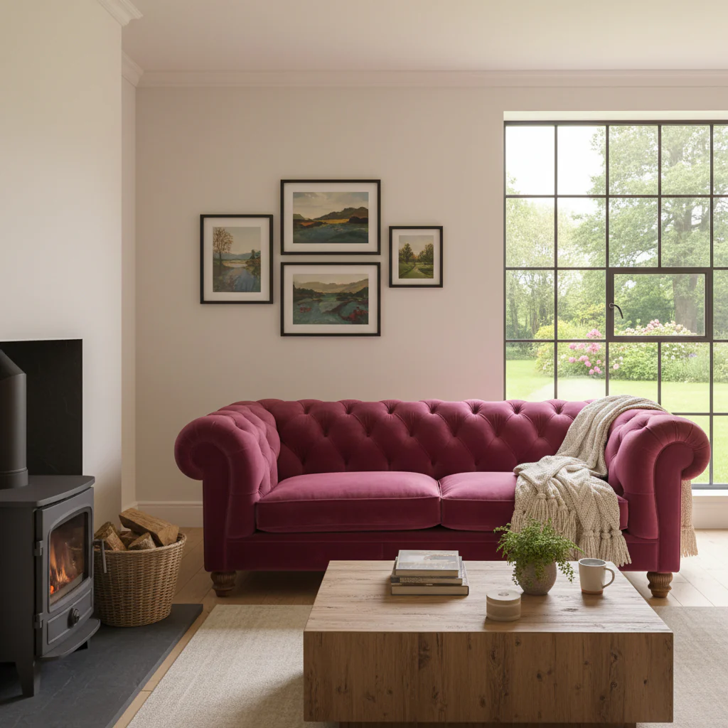 Britannia Velvet Sofa - Image 3