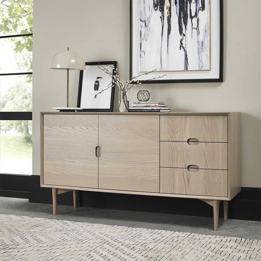 Brondby Scandi Oak Wide Sideboard