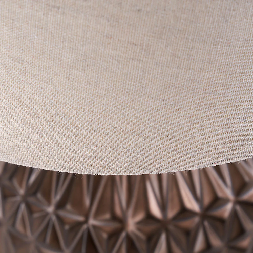 Aztec Texture Ceramic Table Lamp - Image 4