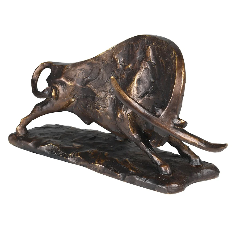 Bronze Bull Sculpture - Image 3