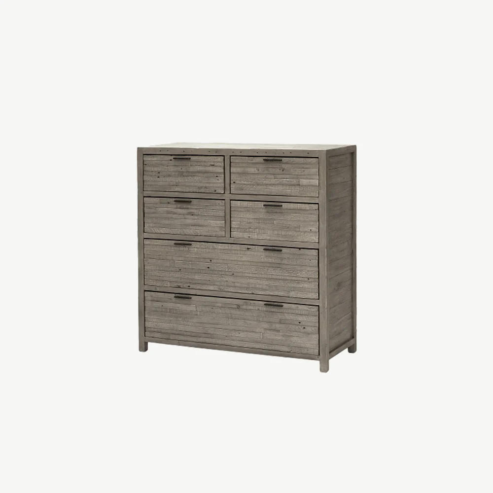 Camia Grey 4&2 Drawer Chest - Image 4