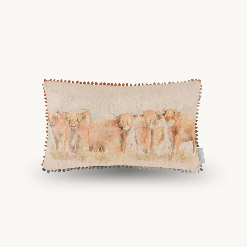 Chasca Highland Cattle Cushion - Image 3