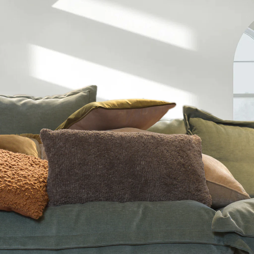Dark Grey Bolster Cushion - Image 3