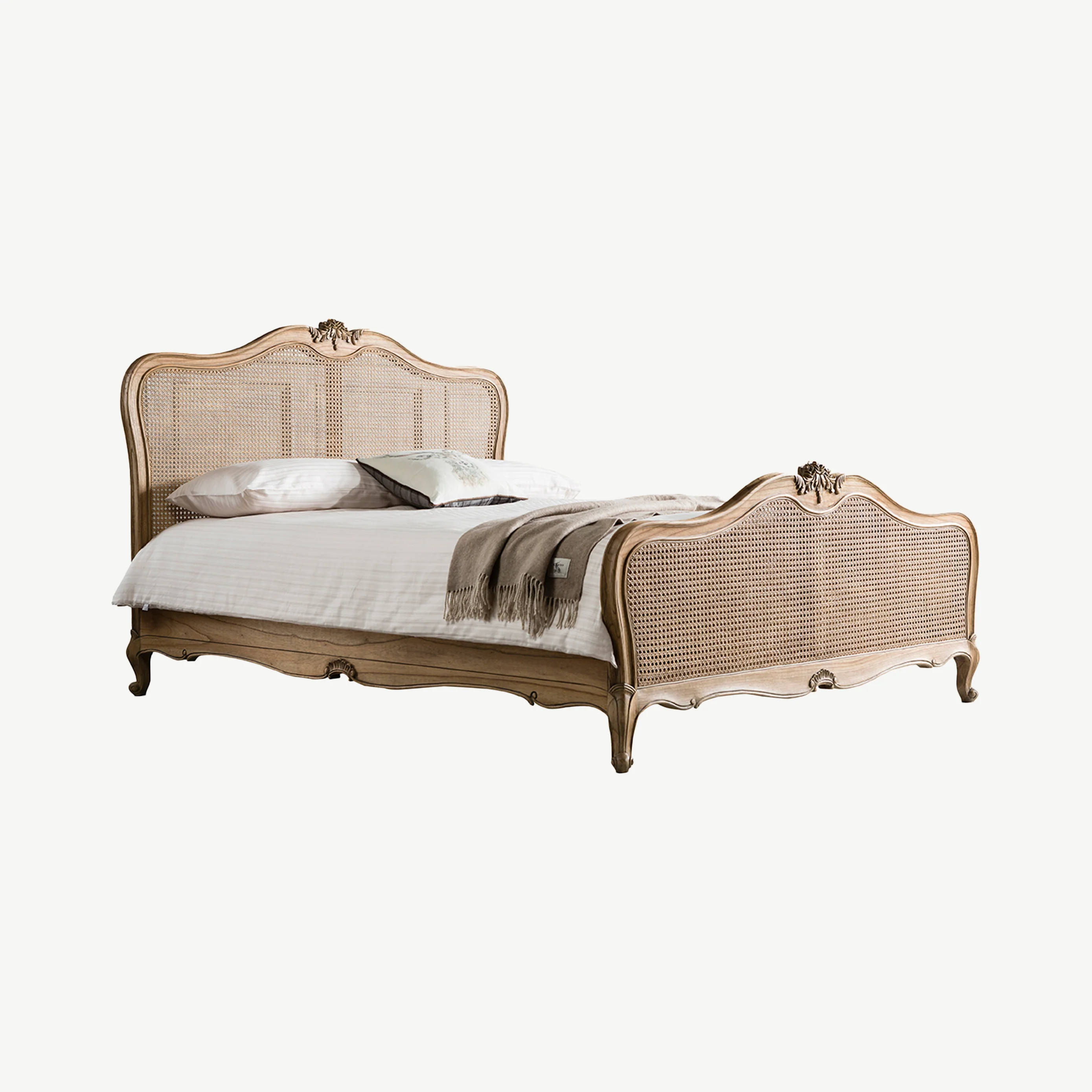 Foxley Weathered Cane King Bed - Image 3