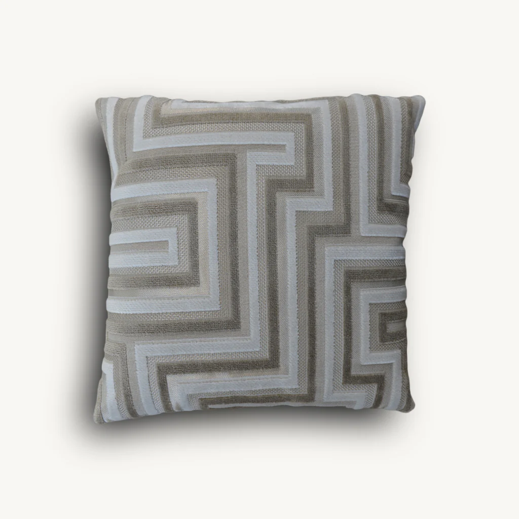 Geometric Velvet Cushion - Image 3