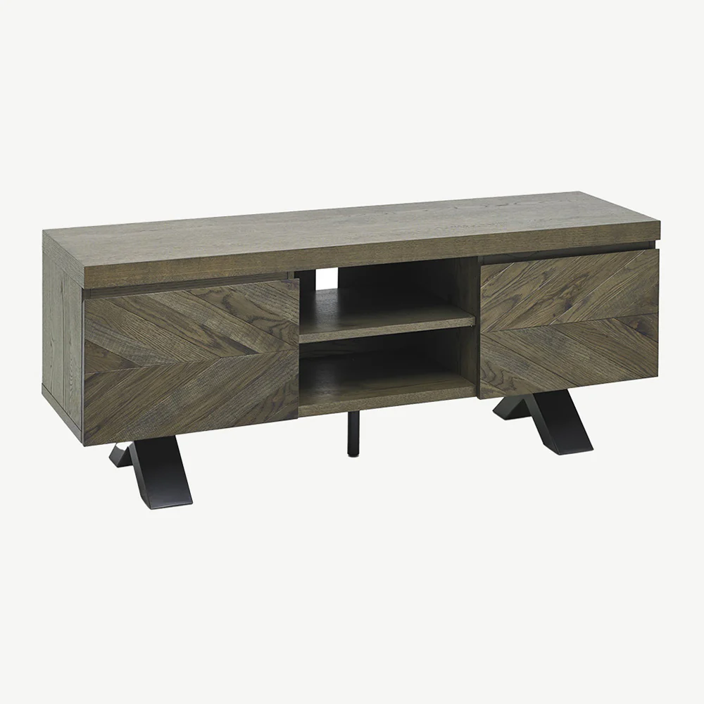 Glendale Fumed Oak Entertainment Unit - Image 2