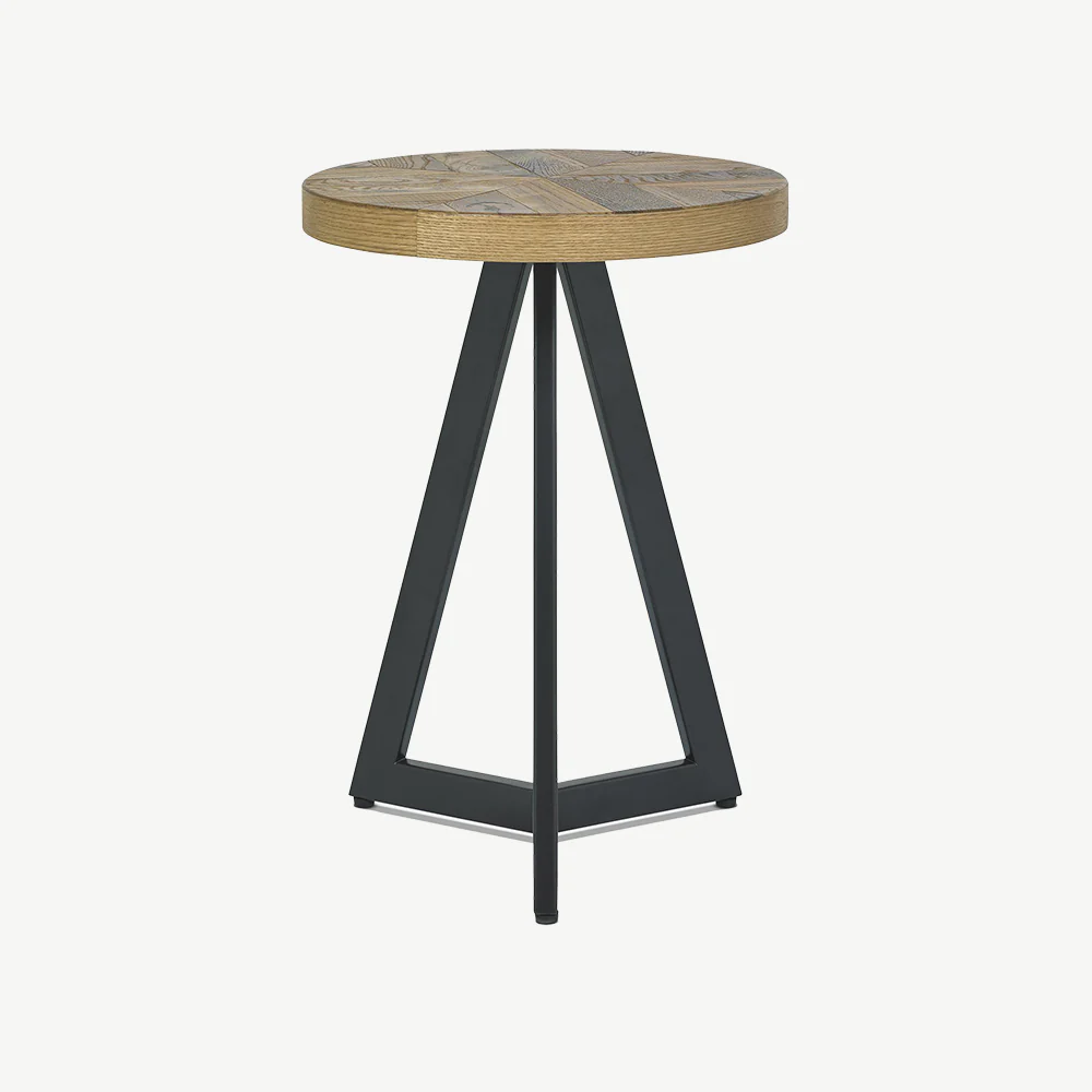 Glendale Rustic Oak Lamp Table - Image 2