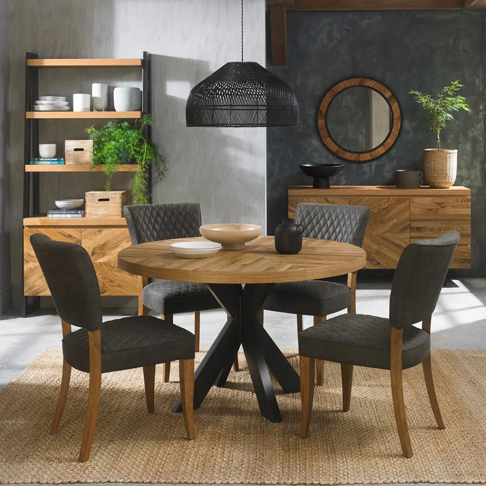 Glendale Rustic Oak Logan Chair - Image 3