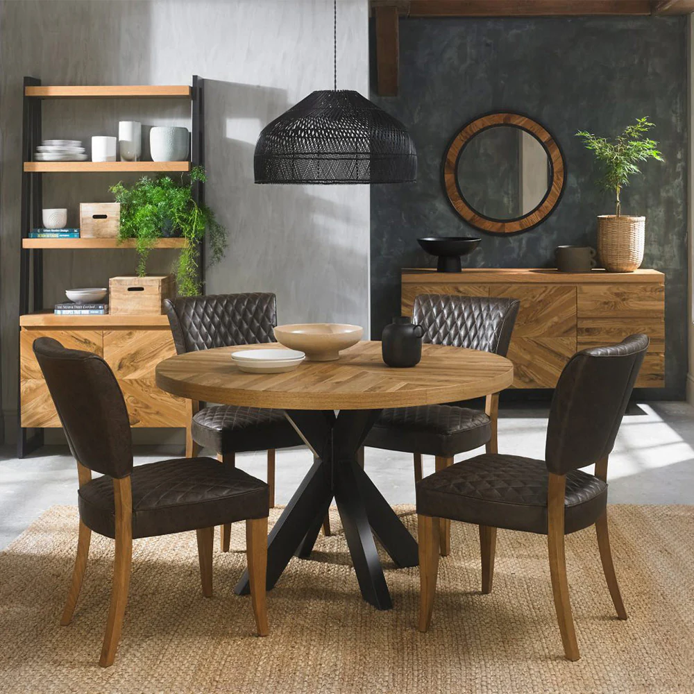 Glendale Rustic Oak Logan Chair - Image 8