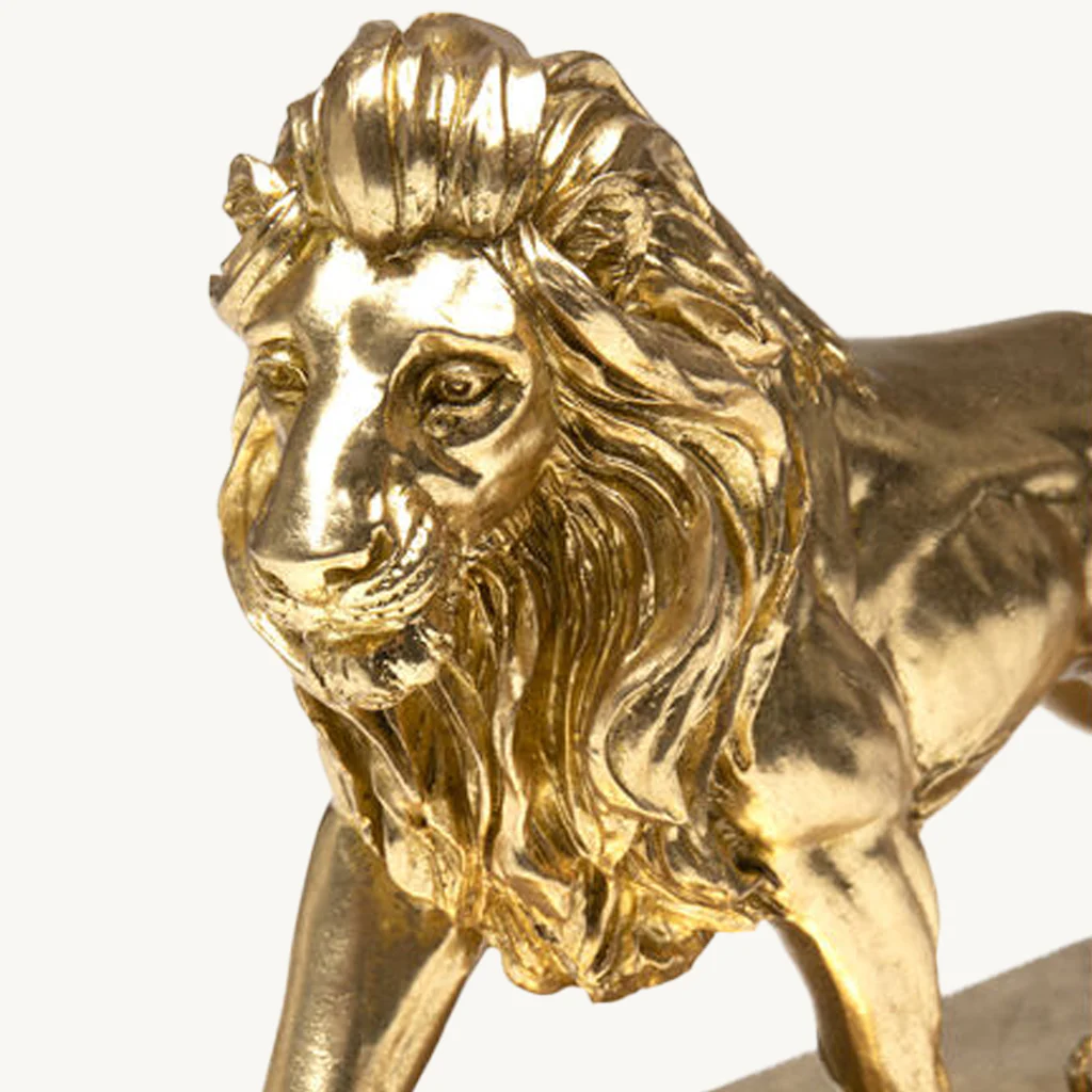 Gold Lion Deco Figurine - Image 2