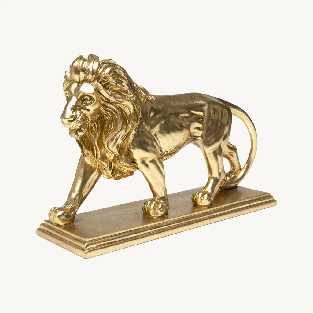 Gold Lion Deco Figurine - Image 3