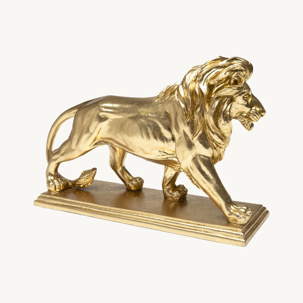 Gold Lion Deco Figurine - Image 4