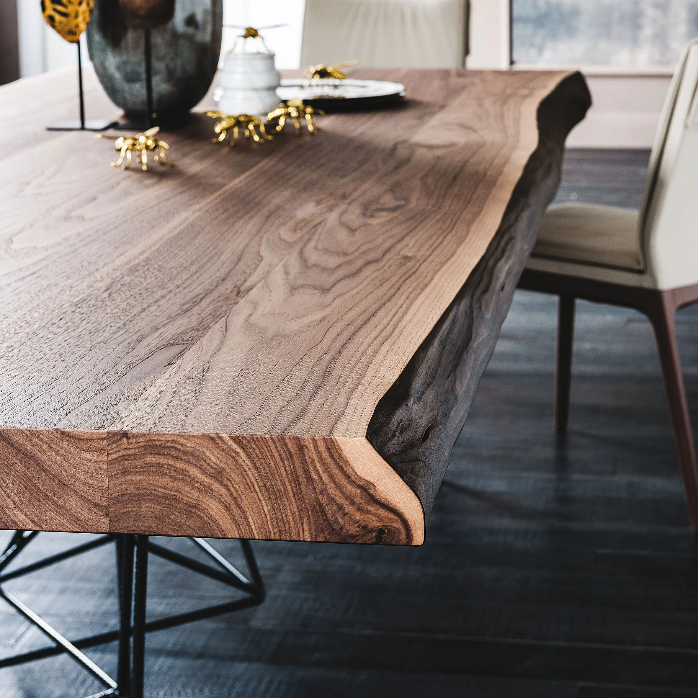 Cattelan Italia Gordon Deep Wood Dining Table - Image 2