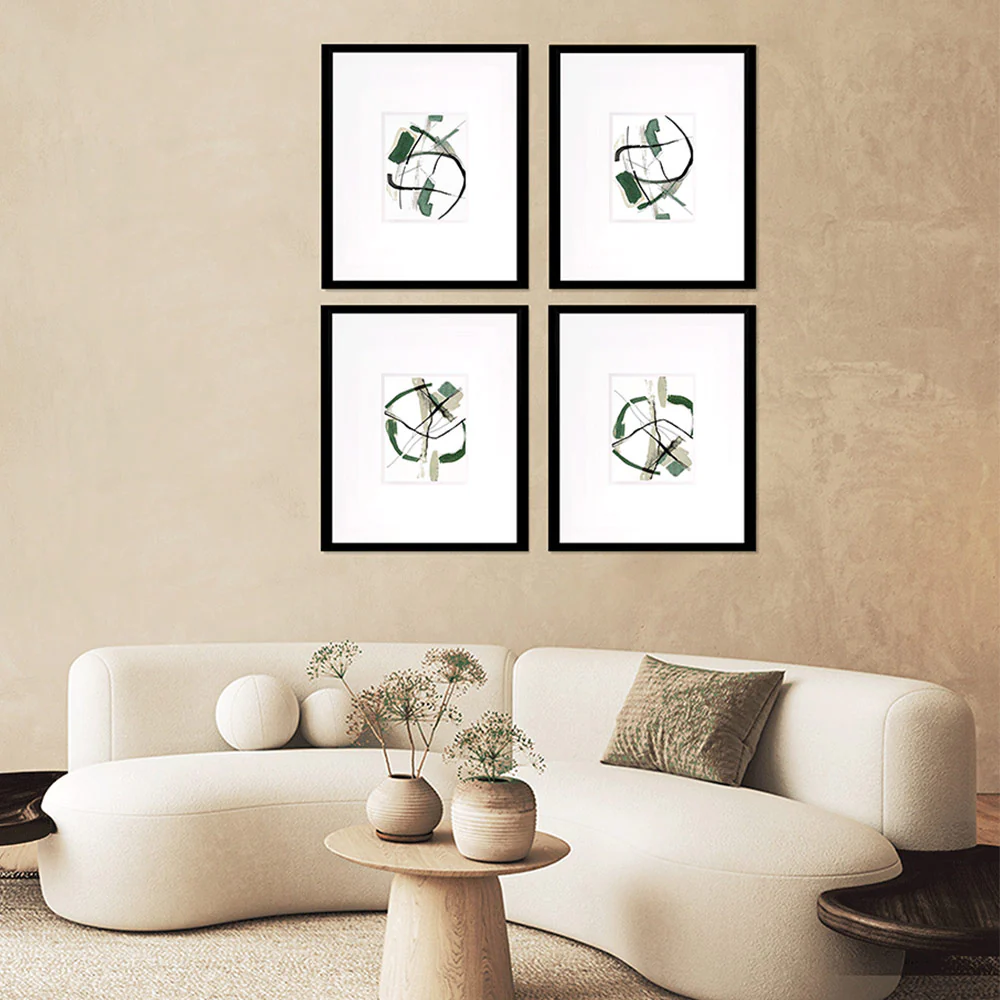 Green Lines I Wall Art - Image 2