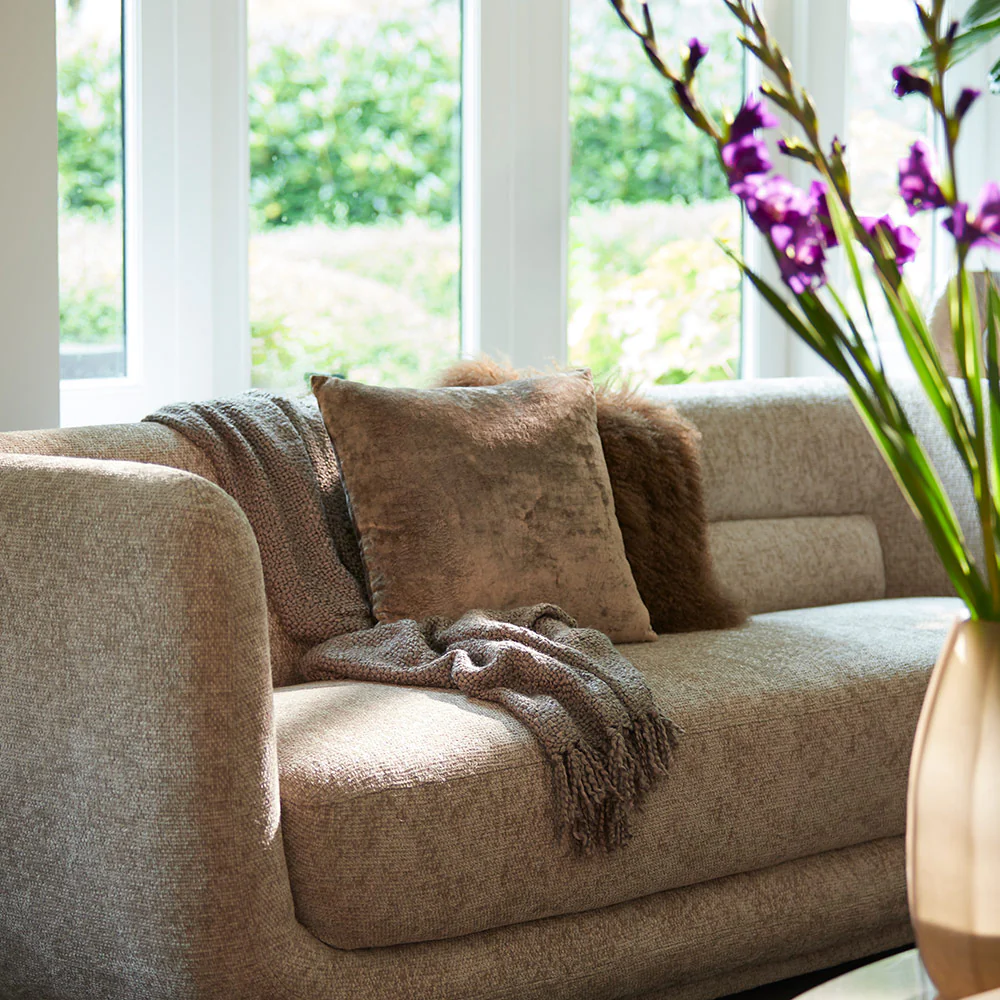 Grey Woven Throw - Image 2