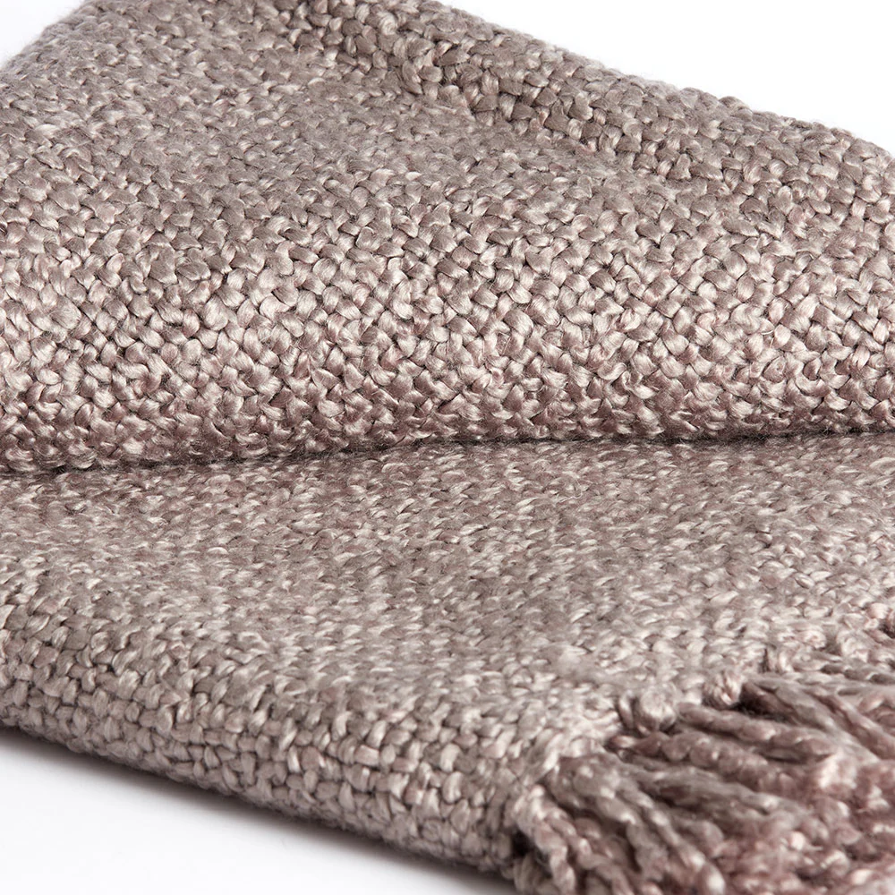 Grey Woven Throw - Image 3