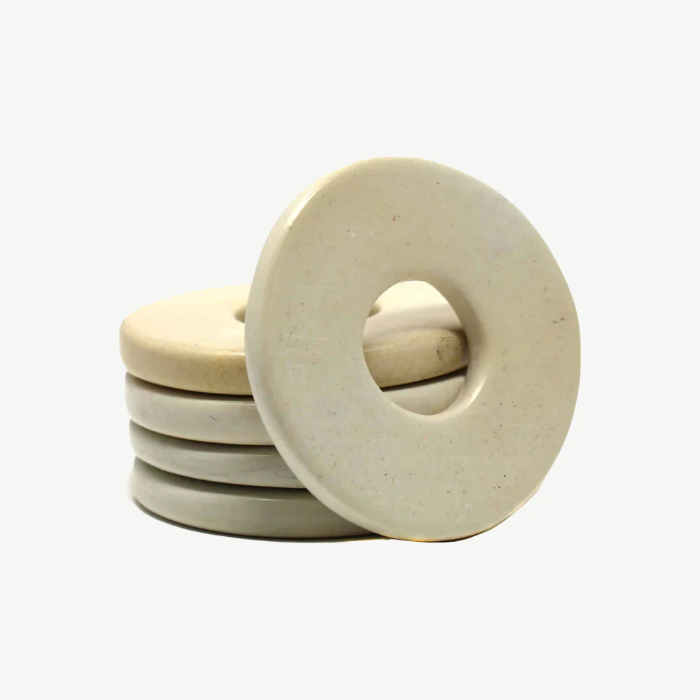 Hand Carved Soapstone Tic-Tac-Toe Game Set - Image 7