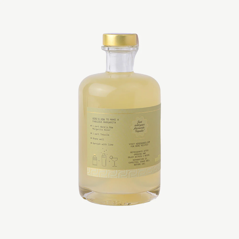 Heres How Margarita Cocktail Mixer 500ml - Image 3