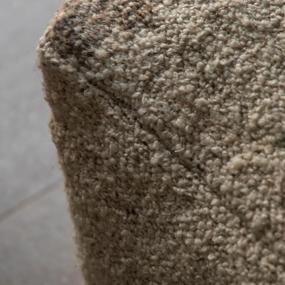 Herning Tonal Natural Pouffe - Image 2