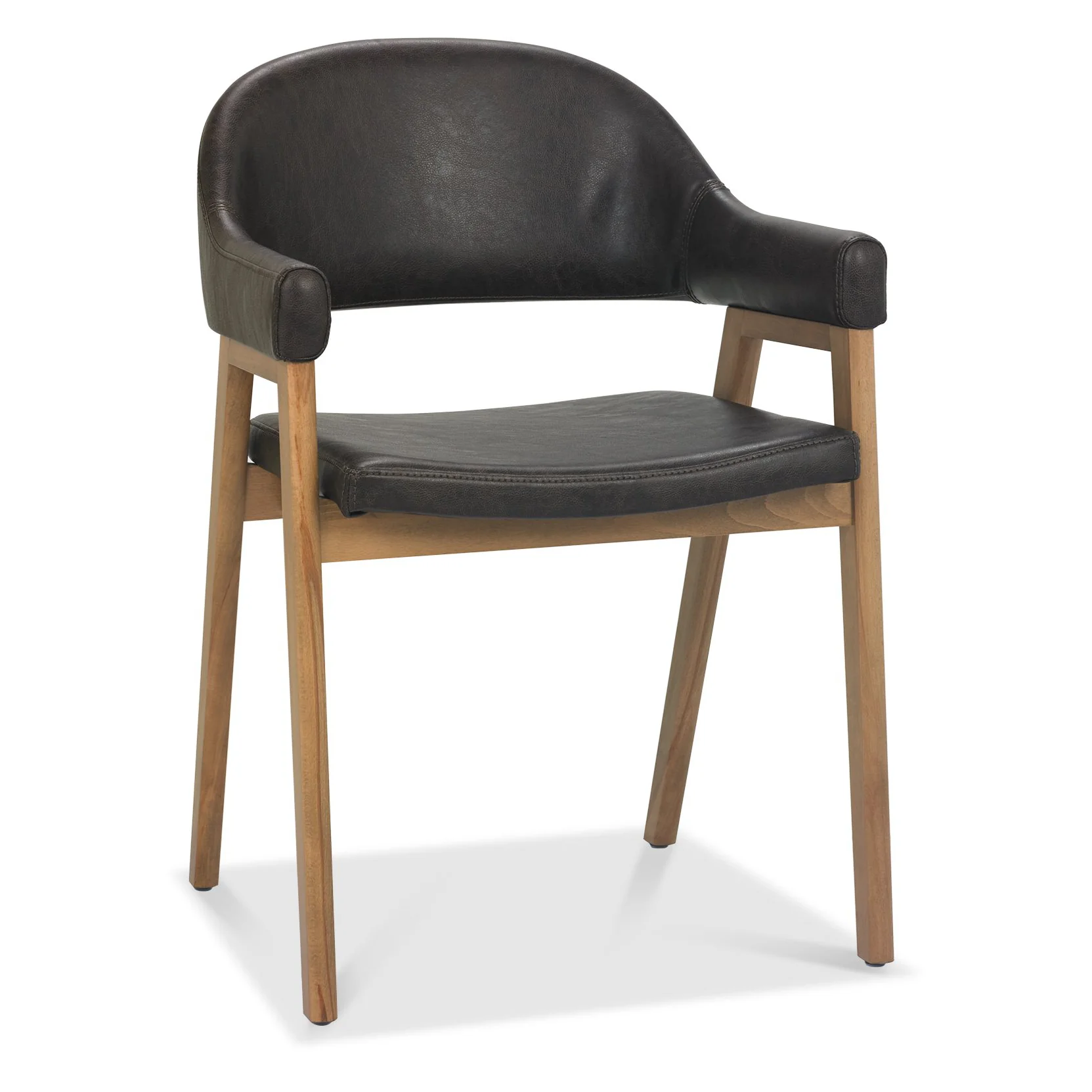 Highgate Rustic Oak Armchair - Image 19