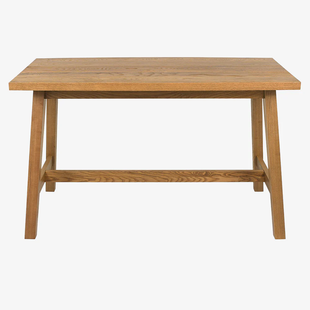 Highgate Rustic Oak Bar Table - Image 2