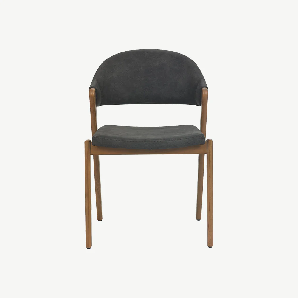 Highgate Rustic Oak Dining Chair - Image 13