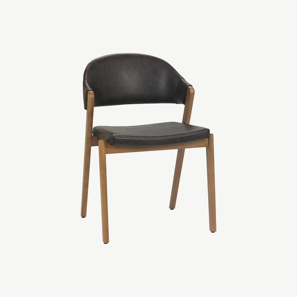 Highgate Rustic Oak Dining Chair - Image 26